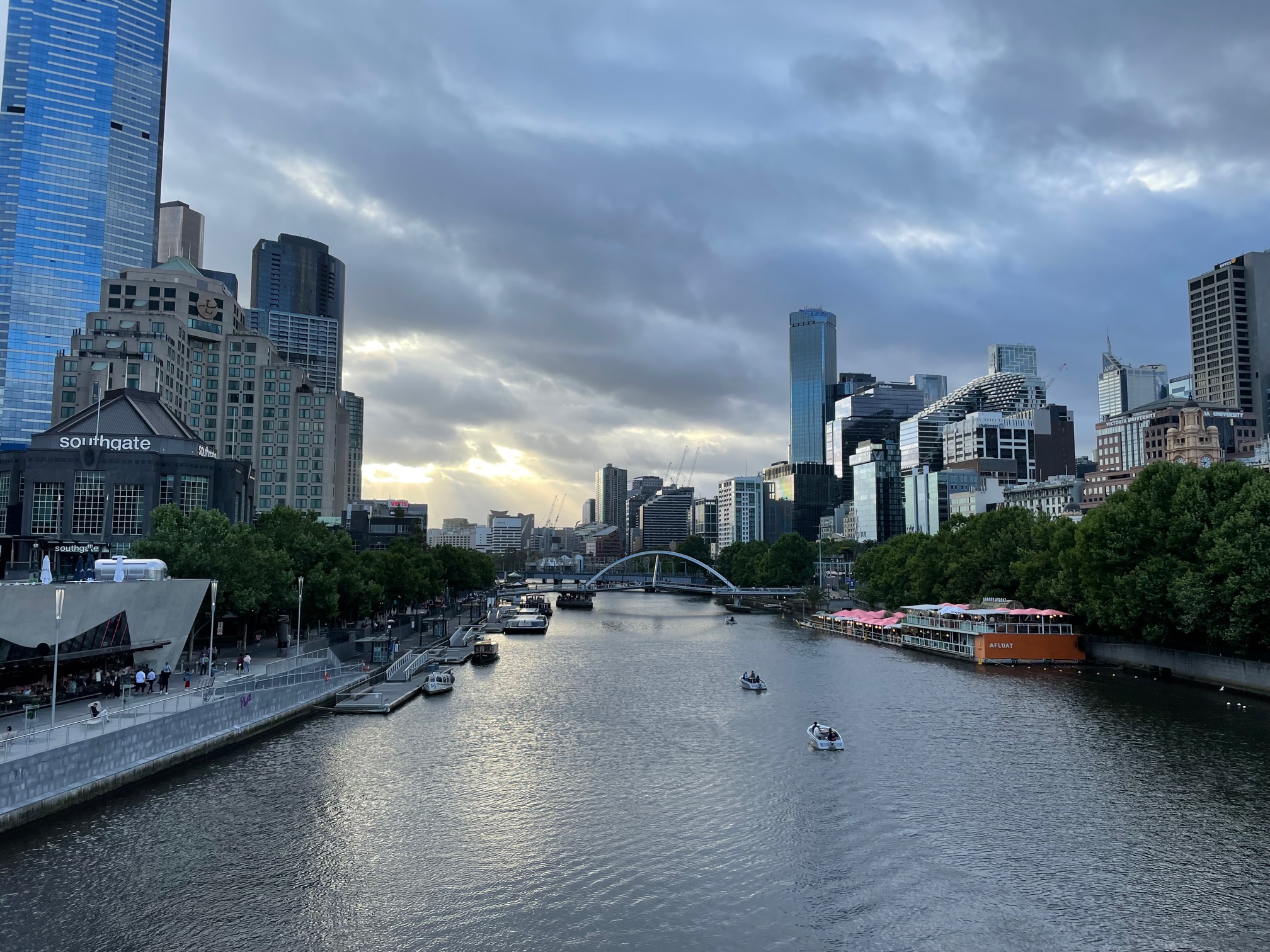 A view from Melbourne